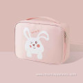 Cute Waterproof Handle Cosmetic Bag with Customized LOGO
